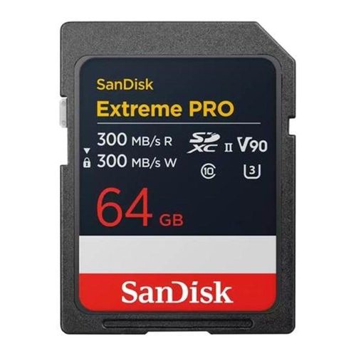 SANDISK Extreme PRO SD - 300MB/s - 64GB