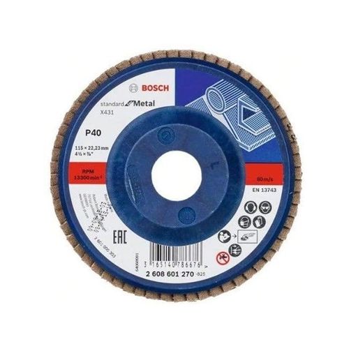 Bosch Flap Disc 115 mm K40