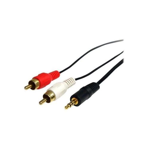 StarTech.com Stereo Audio Kabel - 3.5mm Male zu 2x RCA Male - Audiokabel