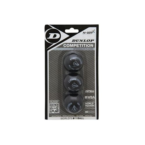 Dunlop COMPETITION 3-pack Squash Ball