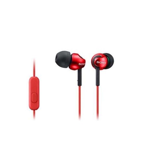 Sony MDR-EX110AP Headset - Red