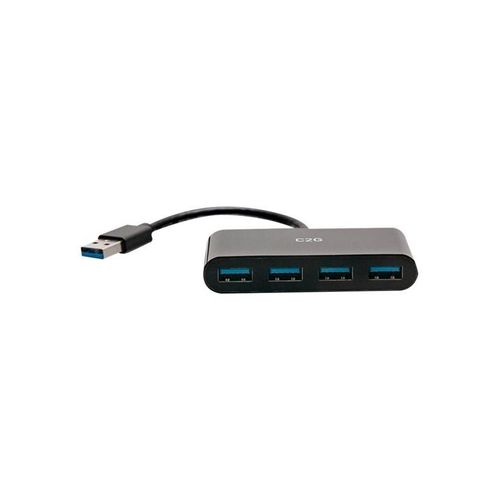 C2G 4-Port USB Hub - USB 3.0 Hub - SuperSpeed USB - 5Gbps - hub - 4 ports USB-Hubs - USB 3.2 - 4 - Schwarz