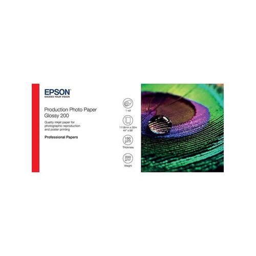Epson Production - photo paper - glossy - 1 roll(s) - Roll (111.8 cm x 30 m) - 200 g/m²