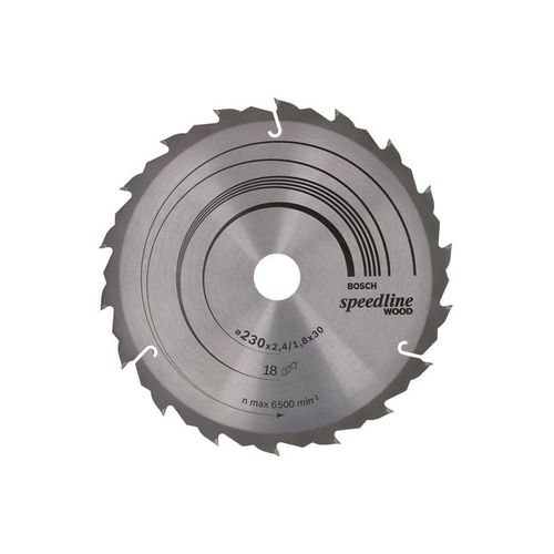 Bosch RUNDSAVKLINGE SPEEDLINE WOOD 230X30/18MM