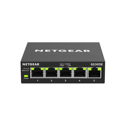 Netgear GS305E 5-Port Gigabit Ethernet SOHO Plus Switch