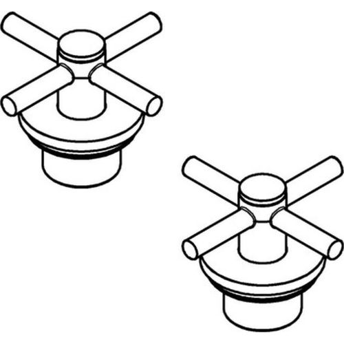 Grohe Kreuzgriff 48406 für Atrio 2 STK supersteel