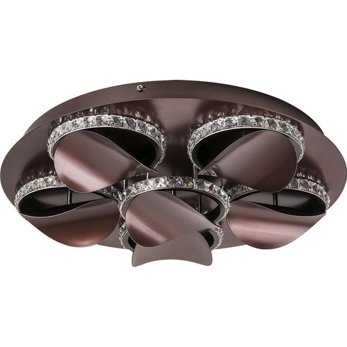 Rabalux 5051 Deckenleuchten Capriana LED 36 Metall Glaskristall metallbraun
