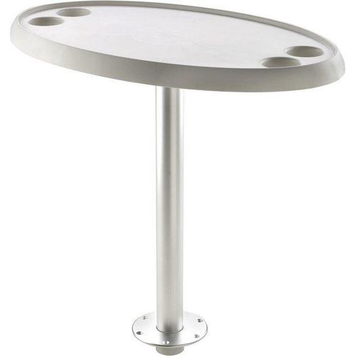 Vetus Ovaler Tisch 68 Cm Silber 76 x 45 cm Silber 76 x 45 cm
