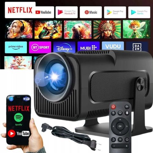 Projektor Hy320 Mini Smart Tv Android Tragbarer Projektor 10000Lm 30-150 Zoll