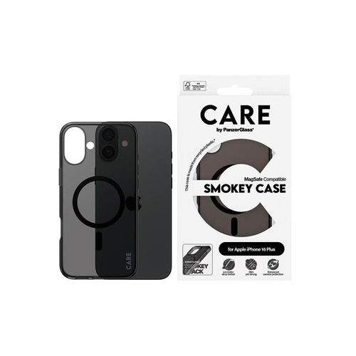 CARE by PanzerGlass Case Flagship Smokey with MagSafe iPhone 16 Plus