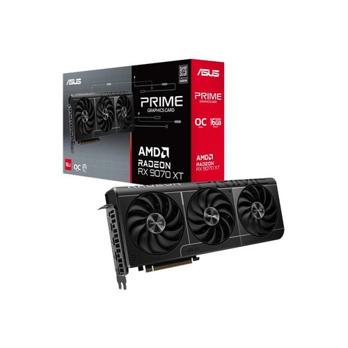 ASUS Radeon RX 9070 XT Prime OC - 16GB GDDR6 RAM - Grafikkarte