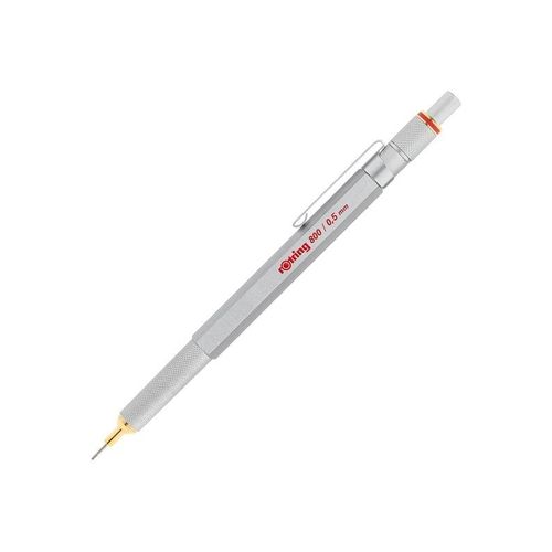 Rotring rOtring 800 Druckbleistift mit Einzug | 0,5 mm | Silber