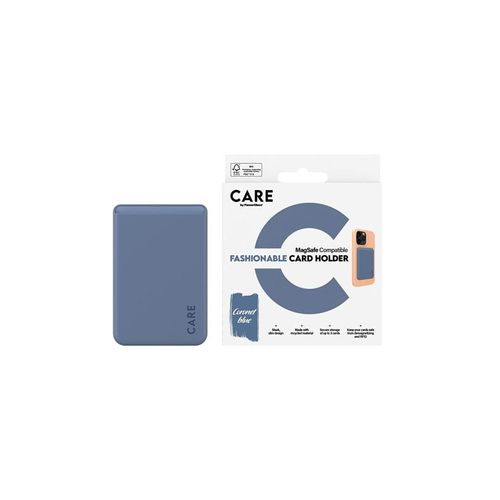 CARE by PanzerGlass Fashionable Card Holder Blue iPhone