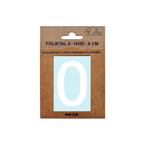 MEFA Foliennummer 0, Weiß