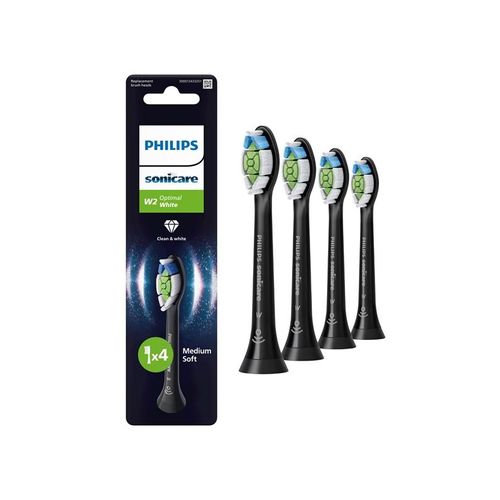 Philips Bürstenköpfe Sonicare Optimal Black - 4 pcs