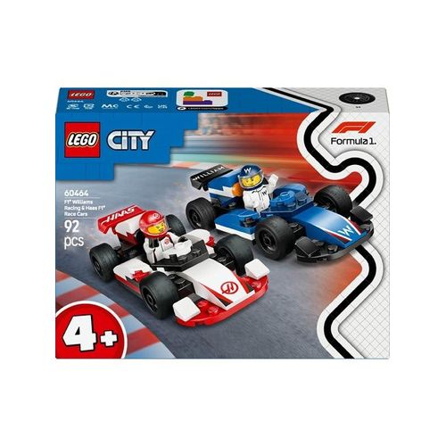 LEGO City 60464 F1® Williams Racing und Haas F1® Rennautos