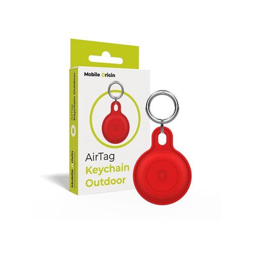 Mobile Origin Airtag Outdoor KeyChain - Red