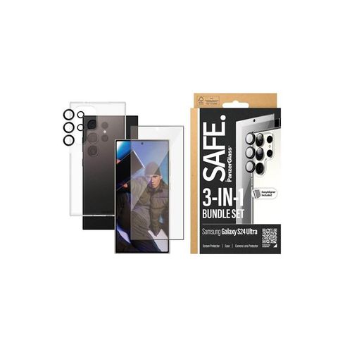 SAFE by PanzerGlass 3-in-1 Pack Samsung Galaxy S24 Ultra
