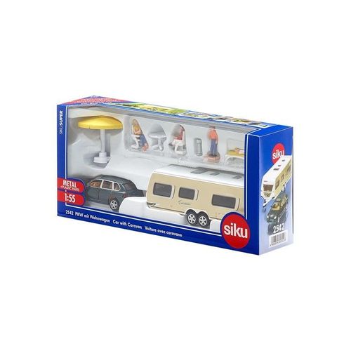 SIKU 1:55 Car With Caravan