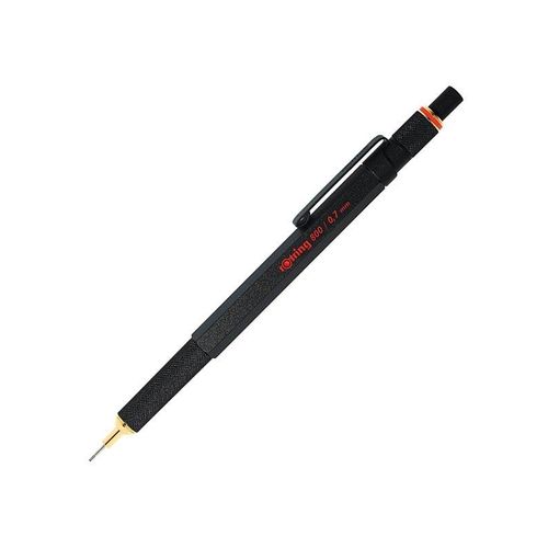 Rotring rOtring 800 Druckbleistift mit Einzug | 0,7 mm | Schwarz