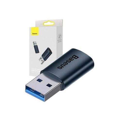 Baseus Ingenuity USB-A to USB-C adapter OTG (blue)