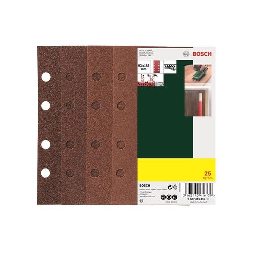 Bosch Coarse Sanding sheet set 25 pcs.