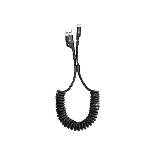Baseus Spring-loaded cable Lightning 1m 2A (black)