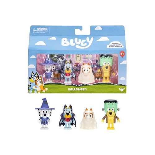 Bluey Halloween Figure 4pk.