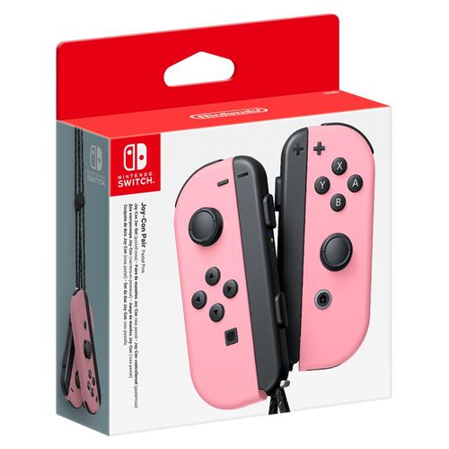 Nintendo Joy Con Pair Pastel Pink - Wireless Controller - Nintendo Switch