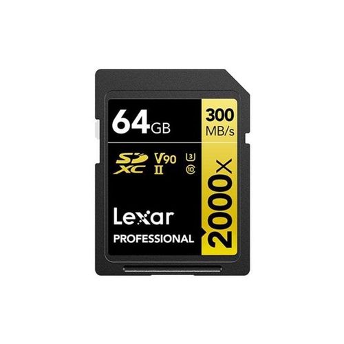 Lexar Professional Gold 2000x SD - 300MB/s - 64GB