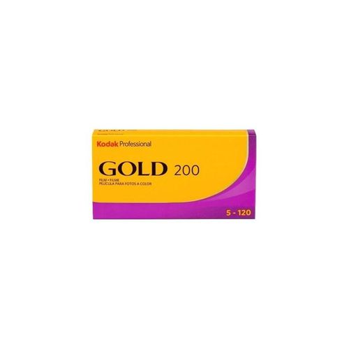 KODAK Gold 200 Color Negative Film 120 Roll Film 5-Pack