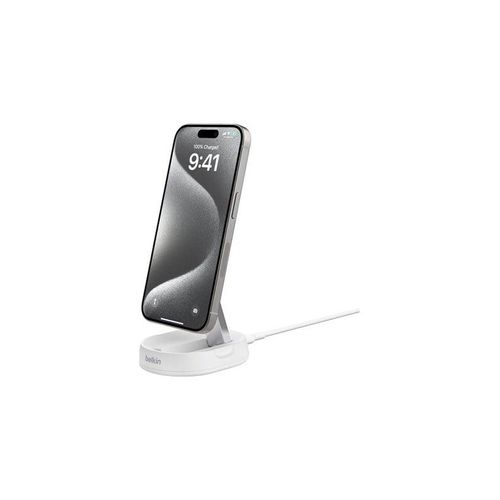 Belkin BoostCharge Pro wireless charging stand - magnetic - + AC power adapter - 15 Watt