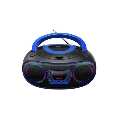 DENVER TCL-212BT - Blue - Boombox - CD - FM - USB - Bluetooth