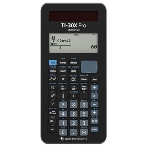 Texas Instruments TI-30X Pro - Four-line display - Probability distributions