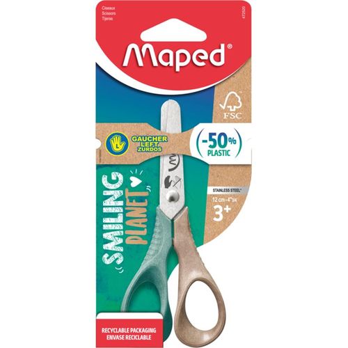 Maped Smiling Planet Scissor 12 cm. Left hand