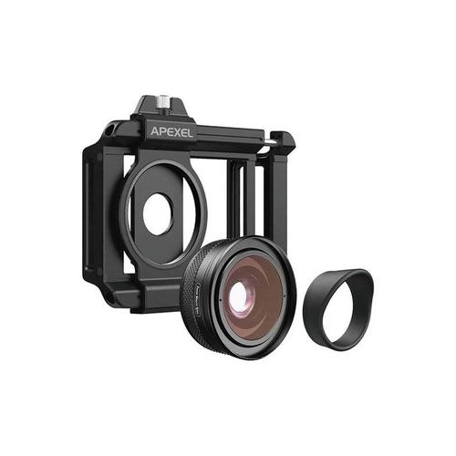 APEXEL Macro lens 10-20x for smartphone / phone ZM-100 F1.05