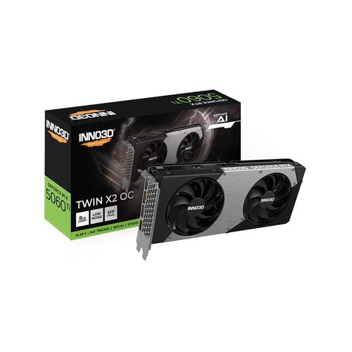 Inno3D GeForce RTX 5060 Ti Twin X2 OC - 8GB GDDR7 RAM - Grafikkarte