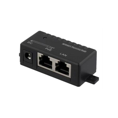 Deltaco POE-109 PoE Gigabit injector for PoE/PoE+ 1000Mbps 48V/1A black