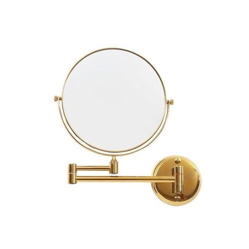 UNIQ Wall Mirror with 10x Magnification in Gold