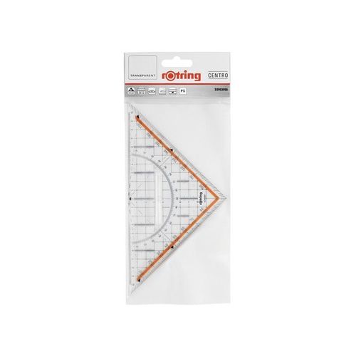 Rotring Centro Large Geometry Set Square with Handle 23cm