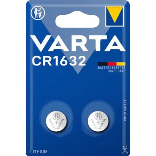 VARTA CR1632 Lithium Coin 2 Pack (B)