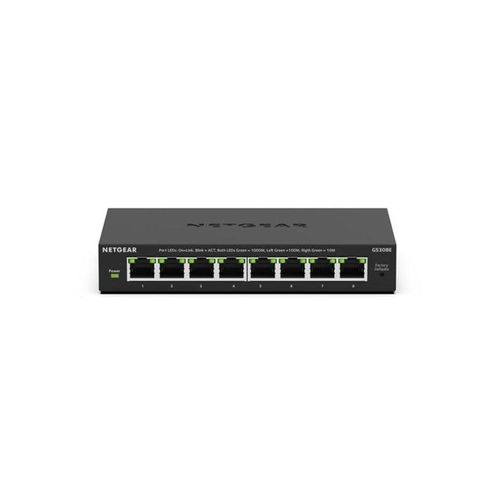 Netgear GS308E 8-Port Gigabit Ethernet Plus Switch