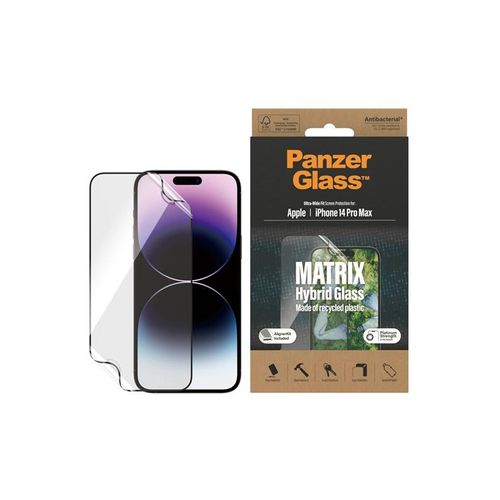 PanzerGlass MATRIX Screen Protector Apple iPhone 14 Pro Max | Ultra-Wide Fit m. AlignerKit
