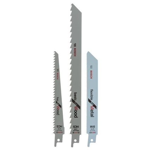 Bosch 3-piece "WM" Sabre saw blade set