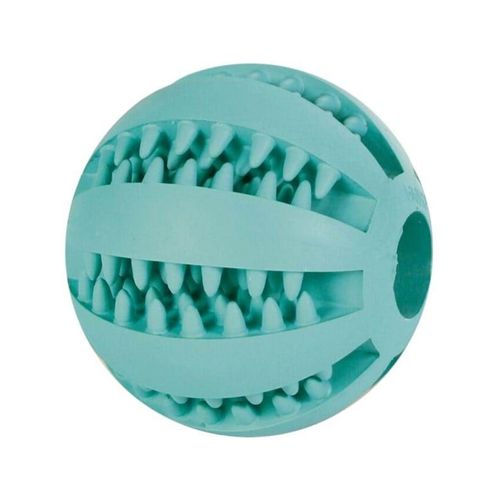 Trixie Dog Toy Denta Fun Ball Rubber Mint Flavour 7cm