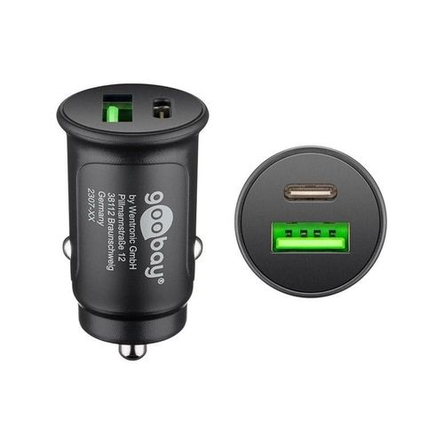 Pro Dual-USB Auto Fast Charger USB-C PD (Power Delivery)