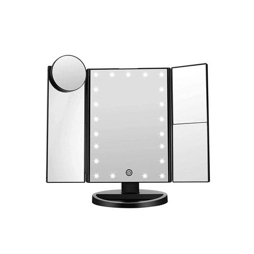 UNIQ Hollywood trifold make up spejl sort