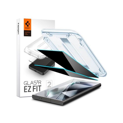 Spigen Glass tR EZ Fit (Privacy) 2 Pack - Samsung Galaxy S24 Ultra