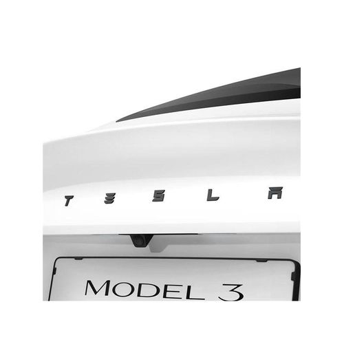 Spigen Tesla Rear Emblem Logo Full Cover - black - Tesla Model 3 2024