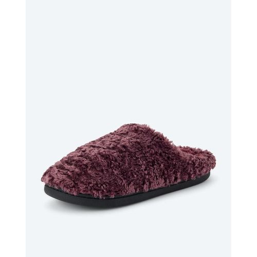 Hausschuhe aus Teddy-Plüsch